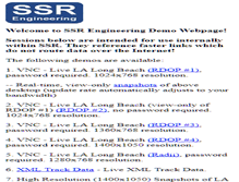 Tablet Screenshot of demo3.ssreng.com
